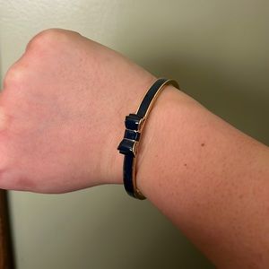 Navy Blue Bow Bangle